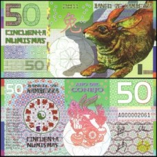 Kamberra Camberra 50 Numismas 2011 Fe Coelho Polímero Fantasia