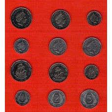 E C S Caribe Set C/6 Moedas Fc 2004-08 (18)