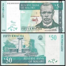 Malawi Malaui P-53d Fe 50 Kwacha 2009