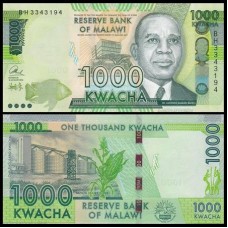 Malawi Malaui P-67b Fe 1.000 Kwacha 2016