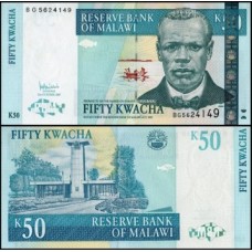 Malawi Malaui P-53c Fe 50 Kwacha 2007