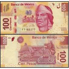 México P-124f.4 Fe 100 Pesos 2012 Série R