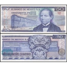 México P-67a Fe 50 Pesos 1978 Série FG