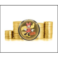 New Zealand Nova Zelândia Minnie Mouse 2018 Banhada a Ouro Fc Fantasia