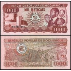 Mozambique Moçambique P-132a Fe 1.000 Meticais 1983