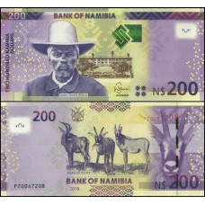 Namíbia P-15c Fe 200 Namibia Dollars 2018