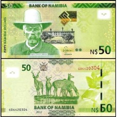 Namíbia P-13b Fe 50 Namibia Dollars 2016