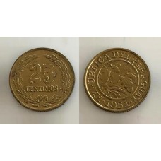 Paraguay Paraguai 25 Centimos 1951 (747)