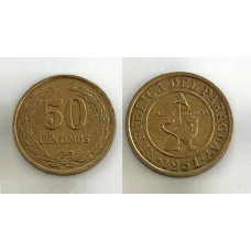 Paraguay Paraguai 50 Centimos 1951 (751)