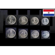 Paraguay Paraguai Set C/4 Moedas Fc 2007-2011 (389)