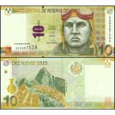 Peru P-182a Fe 10 Nuevos Soles 2009