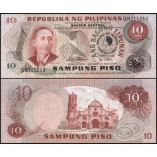 Philippines Filipinas P-167a.1.1 Fe 10 Piso 1981 Comemorativa