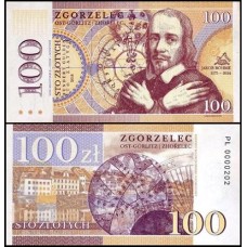 Poland Polônia Zgorzelec 100 Zlotych 2018 Fe Fantasia