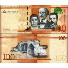 República Dominicana P-190a Fe 100 Pesos Dominicanos 2014