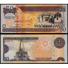 República Dominicana P-183a Fe 50 Pesos Domin 2011