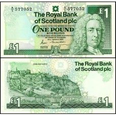 Scotland Escócia P-346a Fe 1 Pound 1987