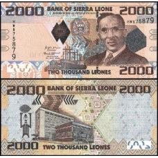 Sierra Leone Serra Leoa P-31e Fe 2.000 Leones 2020