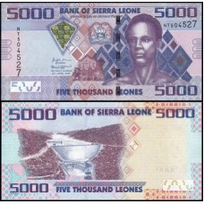 Sierra Leone Serra Leoa P-32f Fe 5.000 Leones 2021