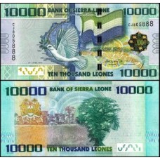 Sierra Leone Serra Leoa P-33a Fe 10.000 Leones 2010