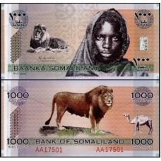 Somaliland Somalilândia P-Cs1 Fe 1.000 Shillings 2006