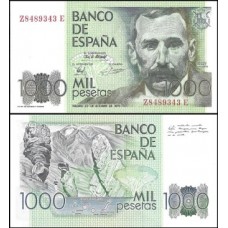 Spain Espanha P-158a.4 Fe 1.000 Pesetas 1979