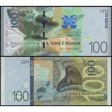 Saint Thomas & Prince São Tomé e Príncipe P-74a Fe 100 Dobras 2016-18