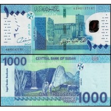 Sudan Sudão P-81a Fe 1.000 Pounds 2019