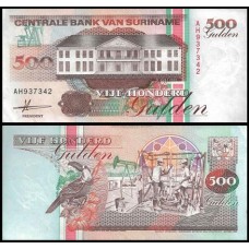 Suriname P-140 Fe 500 Gulden 1991