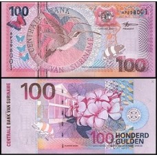 Suriname P-149 Fe 100 Gulden 2000