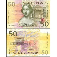 Sweden Suécia P-62a.1 Fe 50 Kronor 1996  Jenny Lind