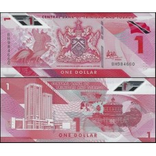 Trinidad & Tobago P-60a Fe 1 Dollar 2020 Polímero