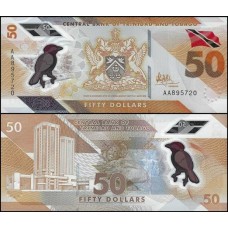 Trinidad & Tobago P-64a Fe 50 Dollars 2020 Polímero