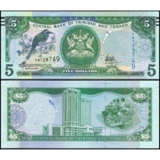 Trinidad & Tobago P-47c Fe 5 Dollars 2016