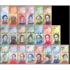 Venezuela Set C/21 Cédulas 2015-2018 FE