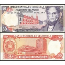 Venezuela P-65d Fe 50 Bolívares 1992 Andrés Bello