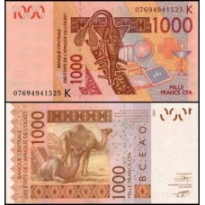 W A S Senegal P-715Ke Fe 1.000 Francs 2007