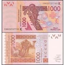 W A S Senegal P-715Ks Fe 1.000 Francs 2019