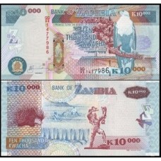 Zâmbia P-46e Fe 10.000 Kwacha 2008