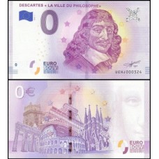 Zero Euro Descartes France 2018 Oficial Fe