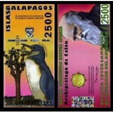 Galápagos 2.500 Nuevos Sucres 2009 Fe Polímero Fantasia