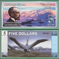 Antarctica 5 Dollars 2001 Fe Fantasia
