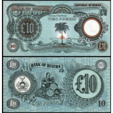 Biafra P-7r Fe 10 Pounds ND (1968-1969) Reposição