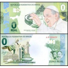 Brasil Zero Real 2023 Fe Papa Francisco Fantasia
