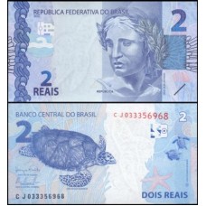 Brasil C-335 Fe 2 Reais 2016 CJ Efígie da República