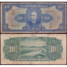 Brasil R-110d Mbc 10.000 Réis 1942 Campos Salles