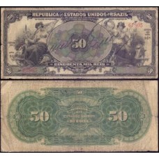 Brasil R-127 Bc 50.000 Réis 1916