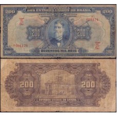 Brasil R-152c Bc 200 Mil Réis 1942 Prudente de Moraes