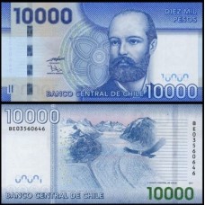 Chile P-164b Fe 10.000 Pesos 2011 Arturo Prat