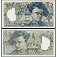 France França P-152f Fe 50 Francs 1992 Maurice De La Tour