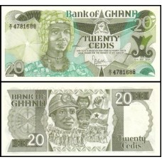 Ghana Gana P-24a.1 Fe 20 Cedis 1984